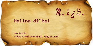 Malina Ábel névjegykártya